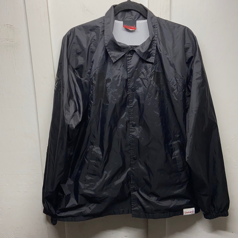 Men’s Diamond supply x Grizzly windbreaker